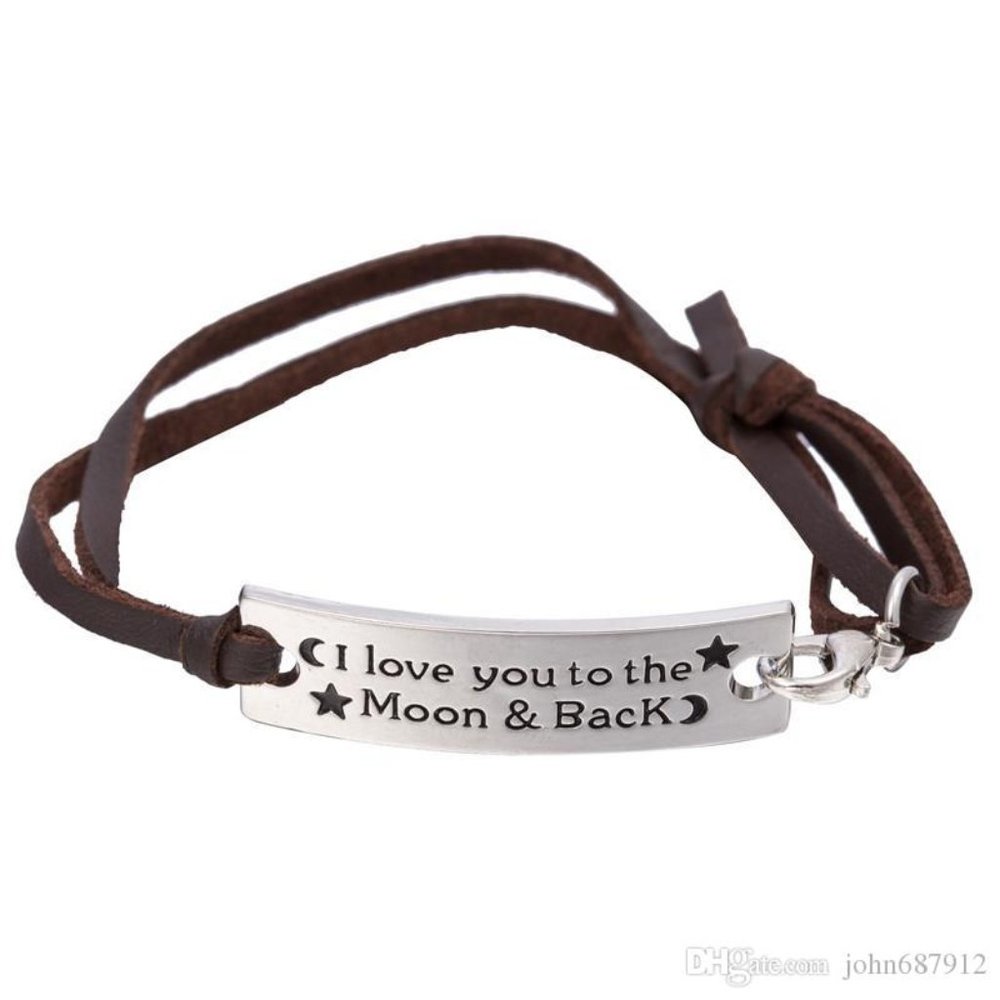 I Love You To The Moon & Back Bracelet